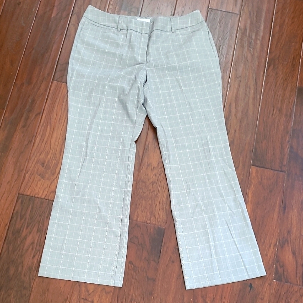 New York & Company Plaid Trousers size 14